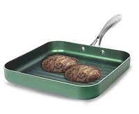 GraniteStone Emerald Non-Stick Grill Pan, 10.5''
