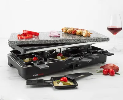 Ensemble de gril et raclette Triple Swiss