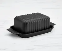 Matte Butter Dish, Black