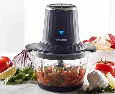 thinkkitchen Kanji Glass Food Processor, 250 watts