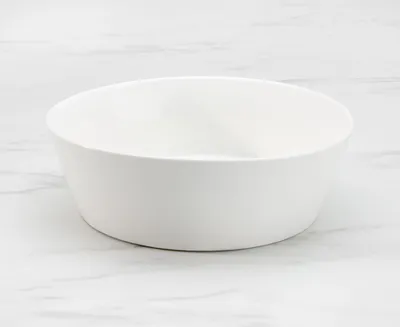 Ledge Service Bowl, White