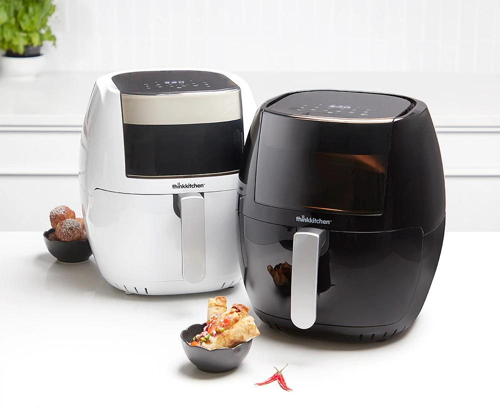 thinkkitchen Crispy Fry Digital Air Fryer, 7.7 L , White