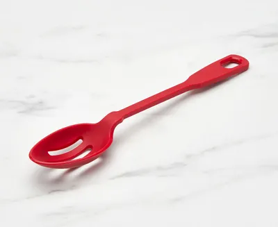 Cuillère à fentes en silicone pour la cuisson et le service thinkkitchen
