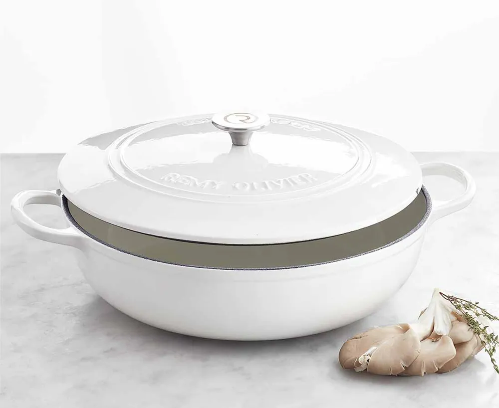 Casserole Aspen Remy Olivier, 4,5L, blanc