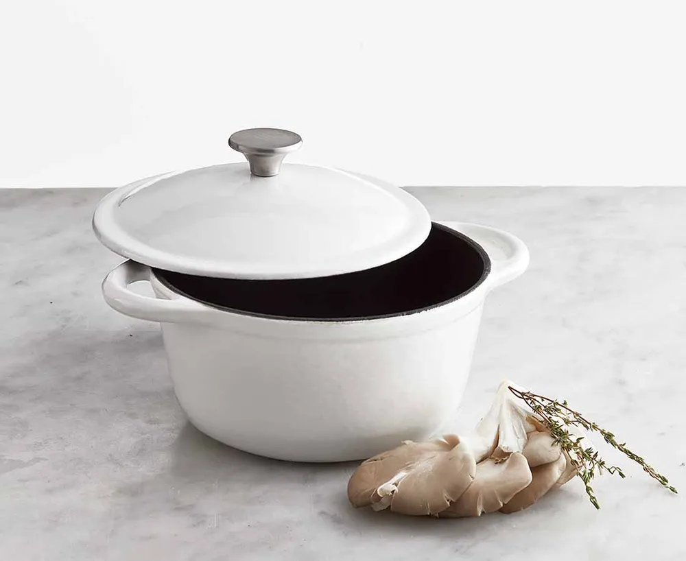 Casserole en fonte Aspen Remy Olivier, 1,8L, blanc