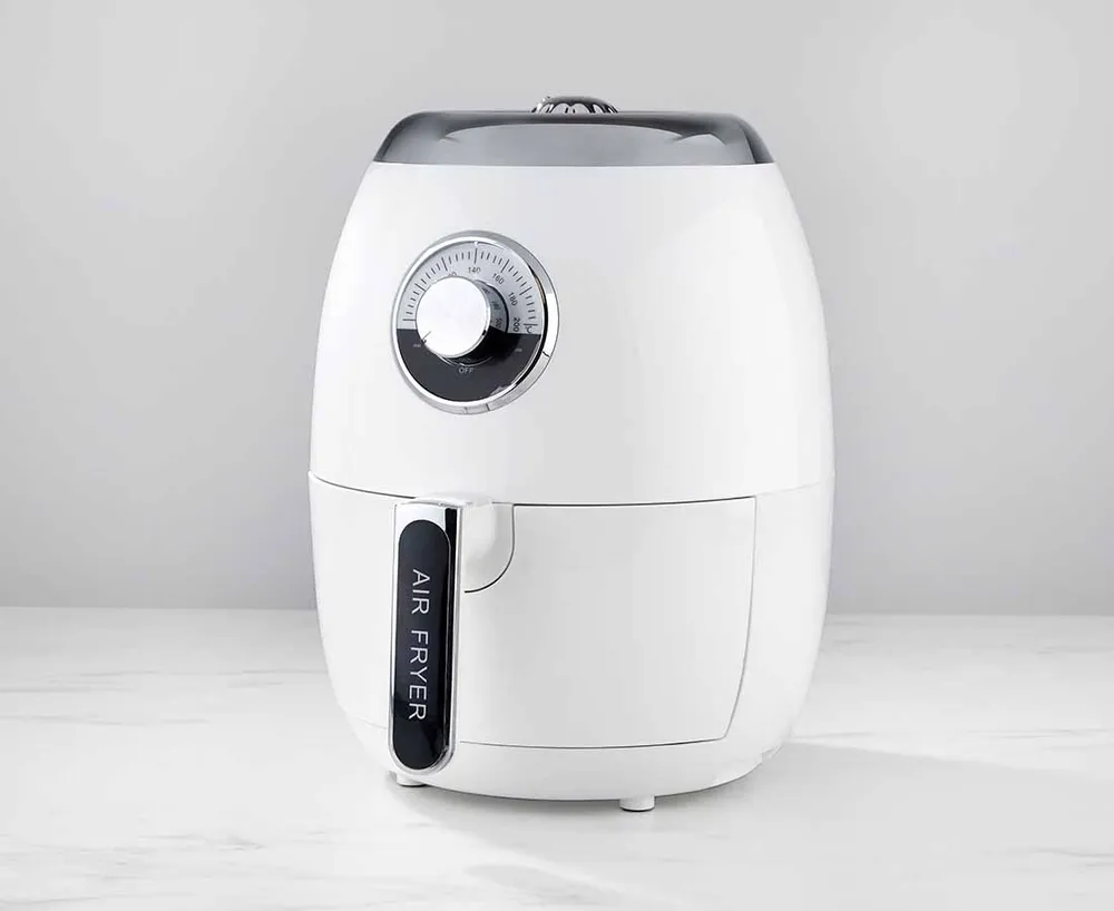 Friteuse à air rétro thinkkitchen, 2,5 L, blanc
