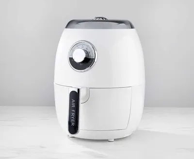 Friteuse à air rétro thinkkitchen, 2,5 L, blanc