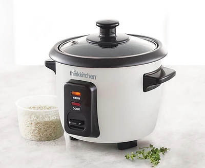 Cuiseur à riz Magong par thinkkitchen, 4 tasses, blanc