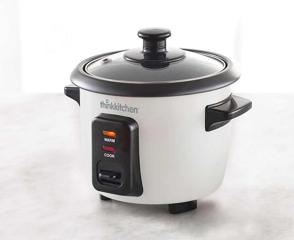 thinkkitchen Magong Rice Cooker, 4 Cups, White