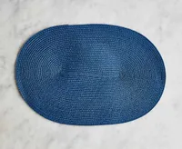 Ovale Placemat, Blue