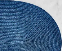 Ovale Placemat, Blue