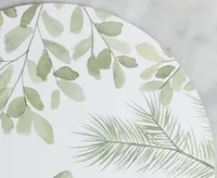 Chantilly Round Placemat, Ivory Green