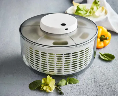 thinkkitchen Electric Salad Spinner with USB cable, 6L