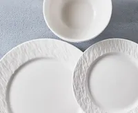 Stone 12-Pc Dinnerware Set, White 