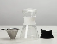 Cafetière en verre à versement lent Java & Co., 650 ml