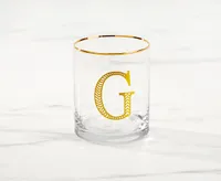 Monogram "G" Double Old-Fashion, 11 oz