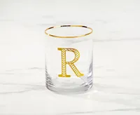 Monogram "R" Double Old-Fashion, 11 oz