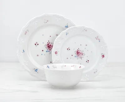 Ensemble de vaisselle de 12 pièces Royal Garden