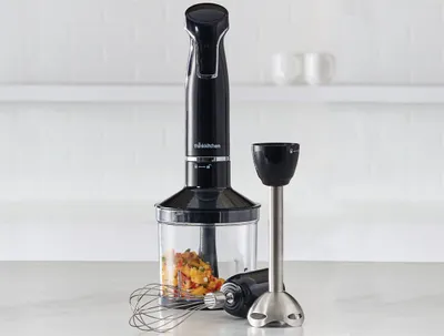 Mélangeur et hachoir Whiz Plus par thinkkitchen, noir