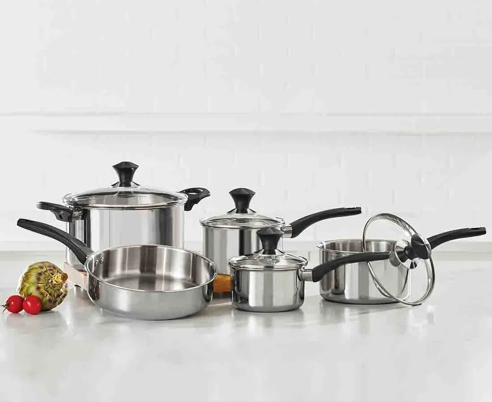 Batterie de cuisine de 10 pièces Remy Olivier Total Clad