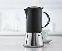 Barista Espresso Maker, 6 Cups, Black