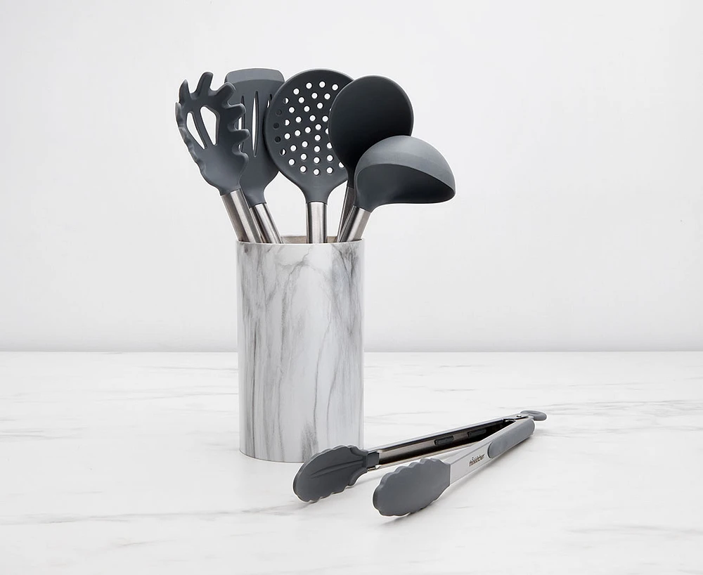 Ustensiles thinkkitchen Venato, marbre, ensemble de 6