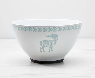 Grand saladier à motif de cerf Winterland, 118 oz