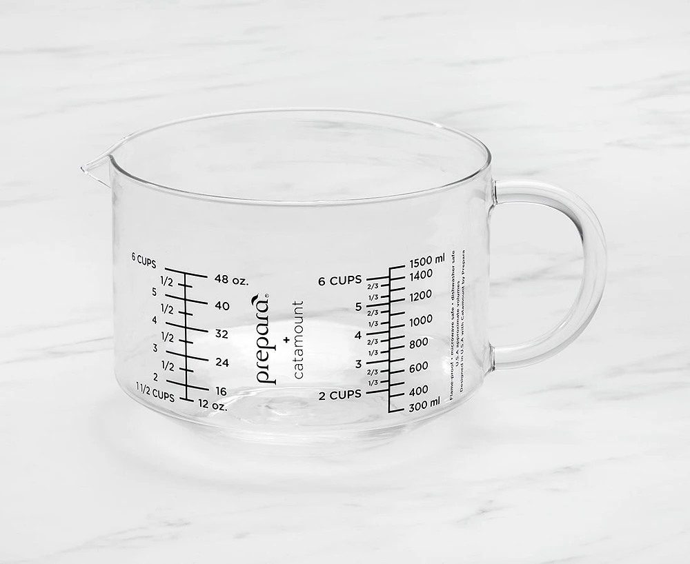 Bol à mesurer en verre de Prepara, 6 tasses