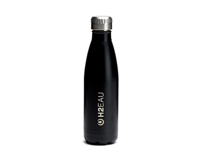 Bouteille d’eau Thermo, noir, 17 onces