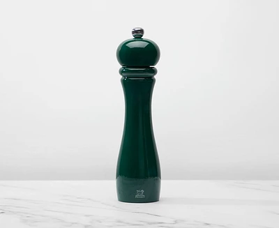 Moulin à sel Checkmate par Peugeot, vert forêt, 22 cm