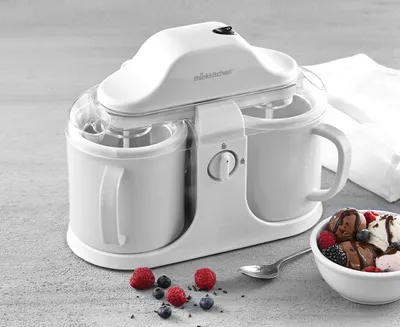 Sorbetière Arctic Pro Twin par thinkkitchen, blanc