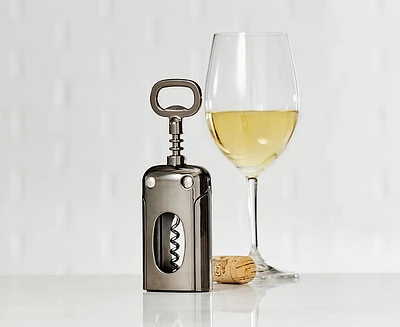 Tire-bouchon gris acier Wing par Monsieur Bar