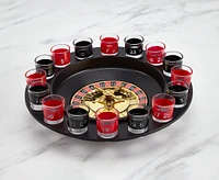 Jeu à boire Roulette. Ens. de 19 pièces