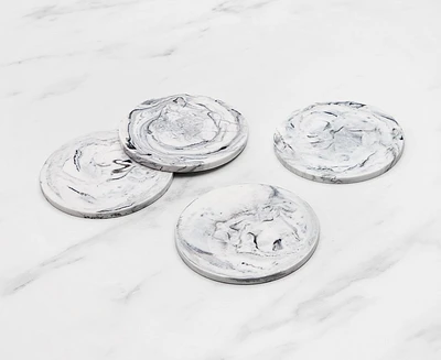 Sous-verres Hurricane, résine, Ens. de 4