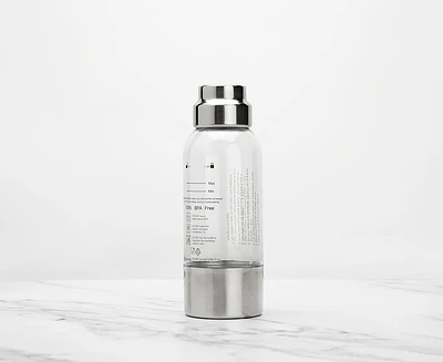 Bouteille de gazéification réutilisable thinkkitchen, 500 ml, argent