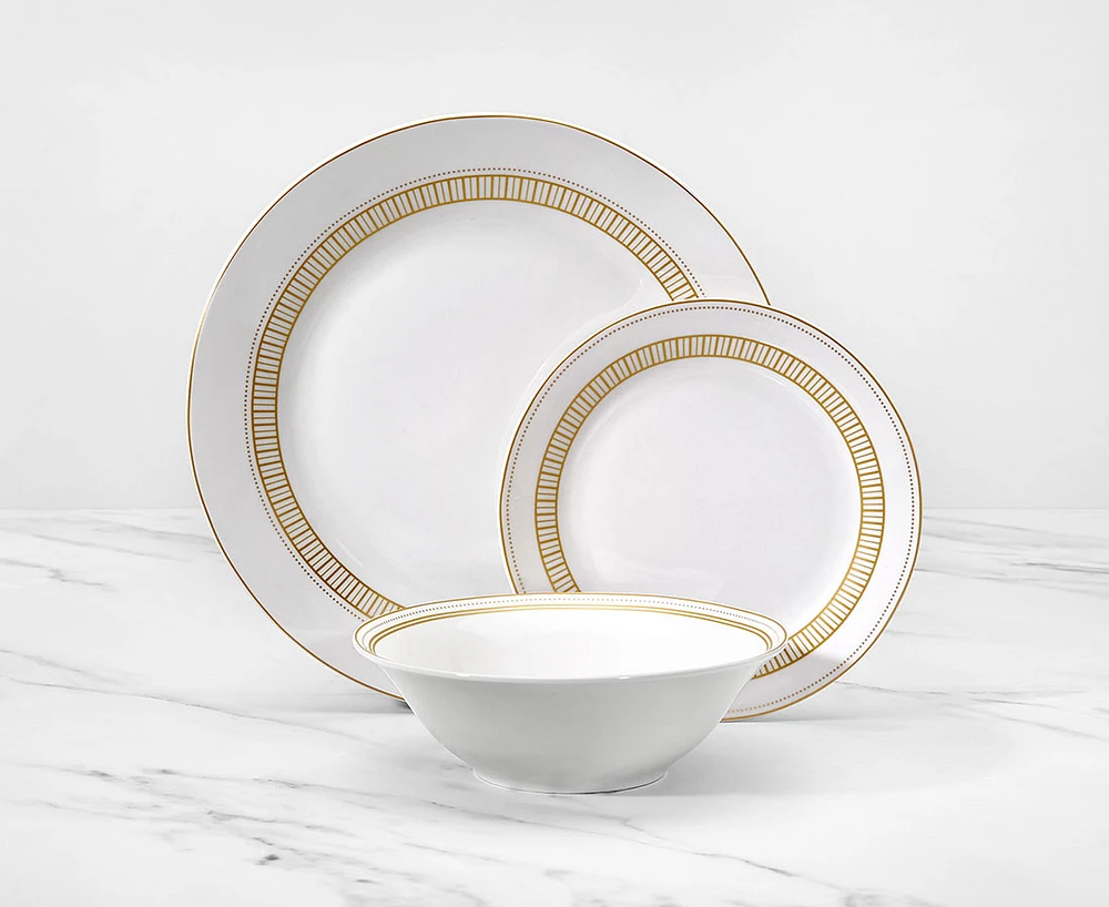 Ensemble de vaisselle de 12 pièces Modern Classic