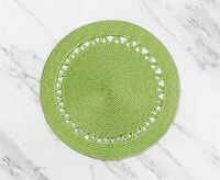 Napperon rond Santa Fe, vert