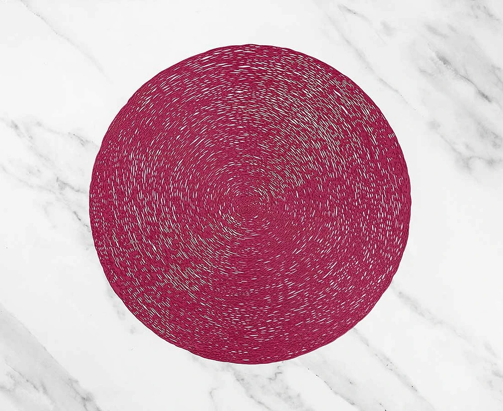 Napperon rond Cypriot, rose
