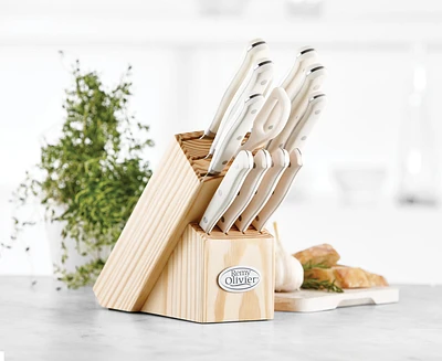 Ensemble de 12 couteaux avec bloc Loretta