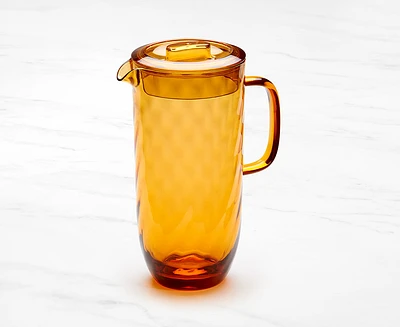Pichet en acrylique Ripple, cognac, 1,8 l