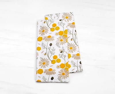 Ensemble de 2 linges à vaisselle Honeycomb par thinkkitchen, multicolore
