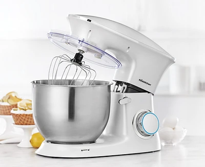 Batteur sur socle Odyssey par thinkkitchen, blanc perle, 660 W, 7 L
