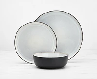 Granite 12-Pc Dinnerware Set, Black