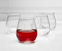 Verres sans pied Waterfall, 380 ml, Ens de 4