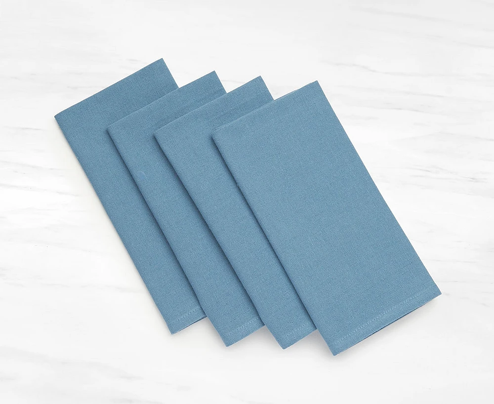 Manoir Napkins, Set of 4, Blue