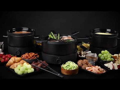 Ensemble à fondue Evolution 3-en-1 par Fondussimo