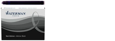 Waterman Ink cartridge, Refill & ink series Black ink (Long)