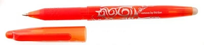 Pilot Gel Pen, Frixion ball series Orange ink