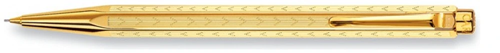 Caran d'Ache Mechanical pencil, Ecridor Chevron series Gilded