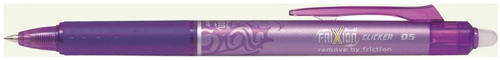 Stylo encre gel Pilot, série Frixion Ball Clicker Encre Violette